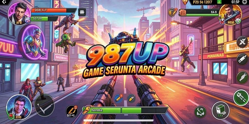 Screenshot gameplay 987UP menampilkan aksi seru saat bermain.