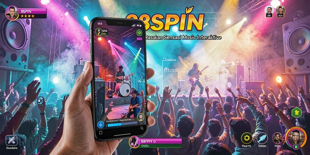 Tampilan utama gameplay 98SPIN yang interaktif dan menarik.