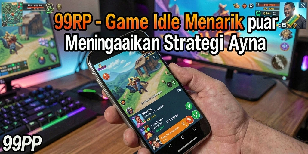 Tangkapan layar gameplay 99RP menampilkan strategi Idle yang menawan.