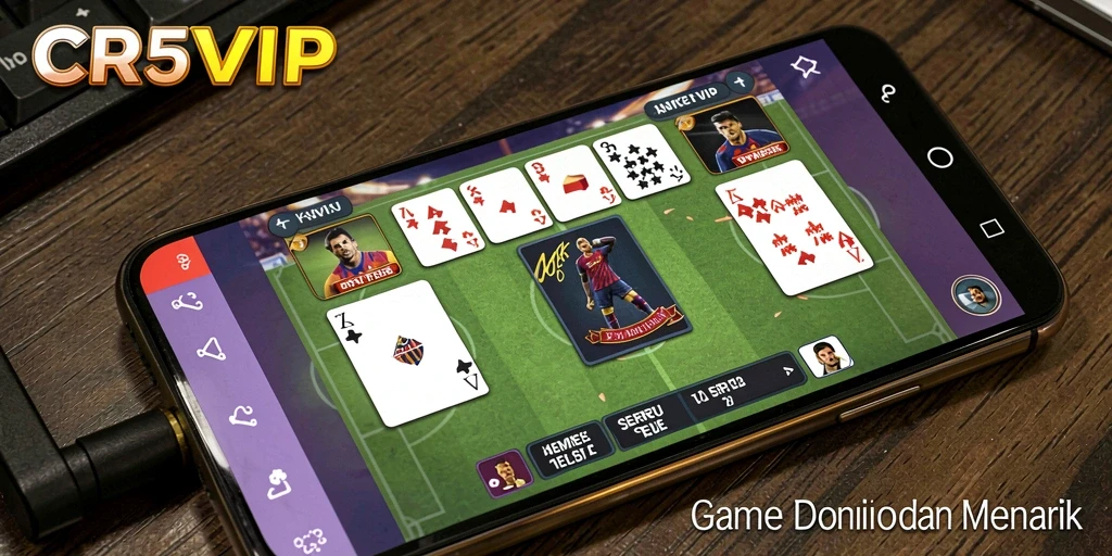 Tampilan gameplay seru dalam CR7VIP yang mengasyikkan.