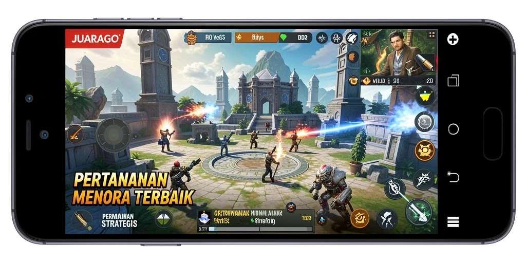 Tampilan gameplay JUARAGO yang menarik dan strategis.