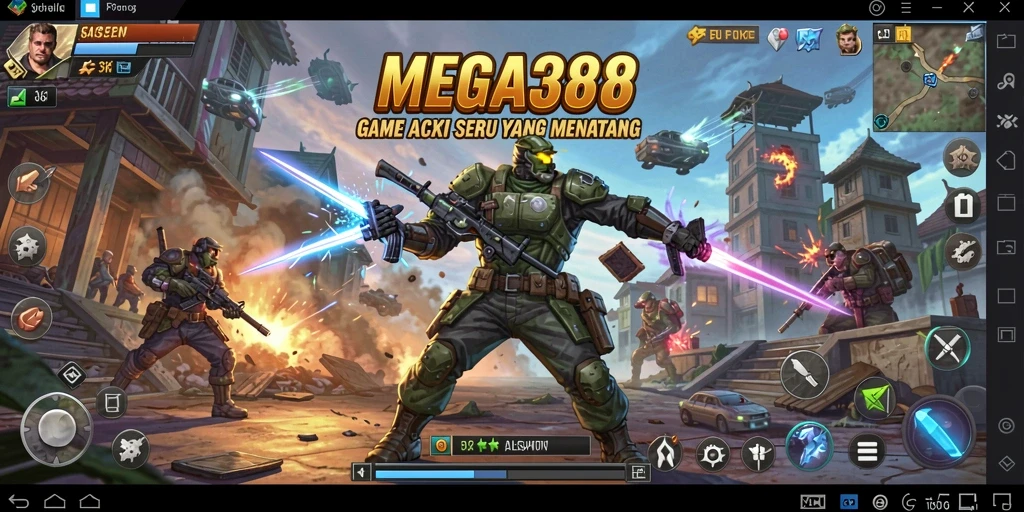 Tampilan gameplay MEGA388 menampilkan aksi seru dan grafis menarik.